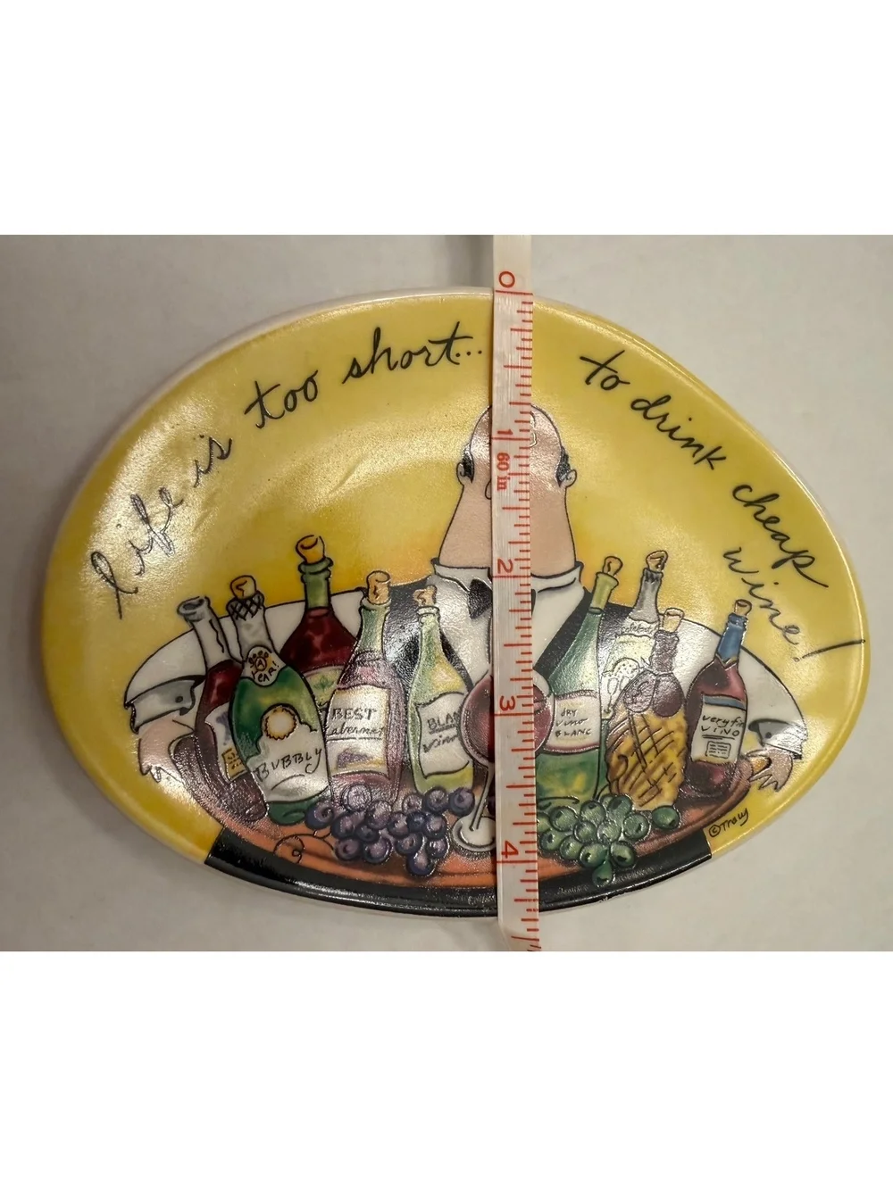 Mud Pie Tracy Flickinger Life is Too Short to Drink Cheap Wine
